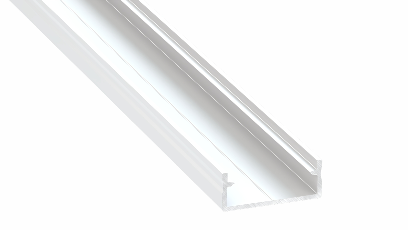 Lumines profile type DUAL lacquered white, 6,15 m